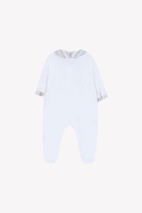 Pyjama nuit en coton - Gris chiné