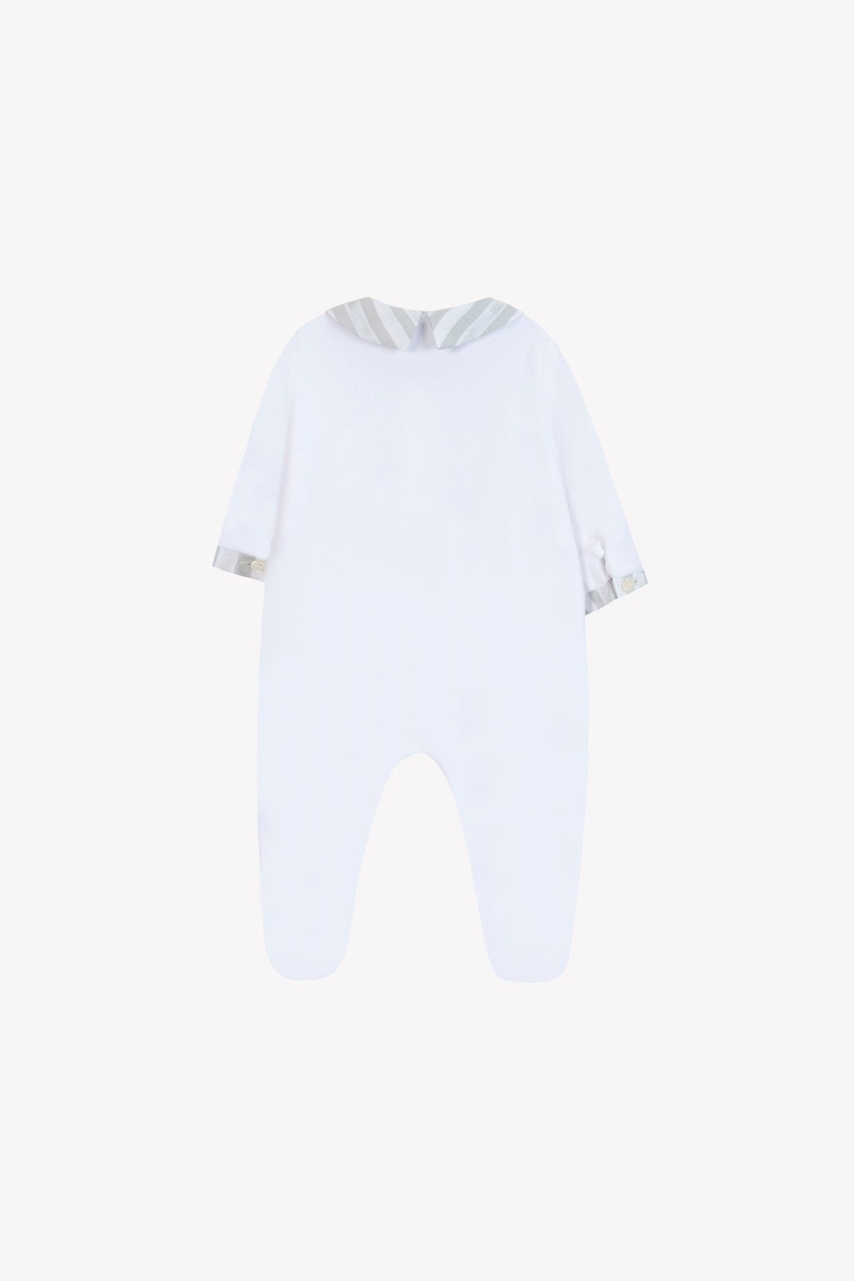 Pyjama nuit en coton - Gris chiné