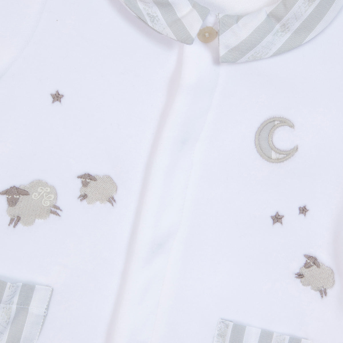 Gris Chine / Pyjama - Gris Chiné Moutons