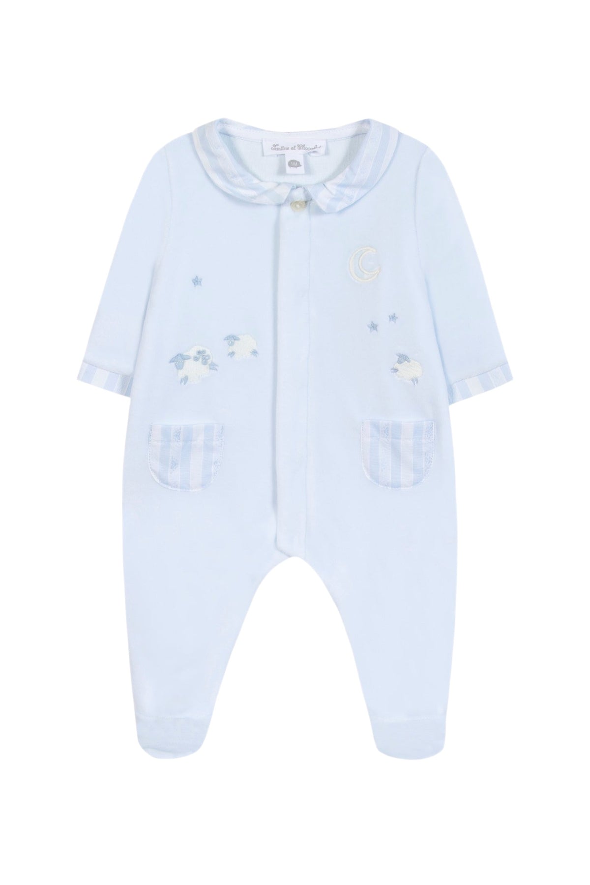 Pyjama - Bleu ciel moutons