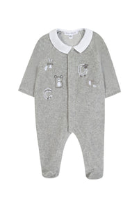 Pyjama - Gris chiné abécédaire