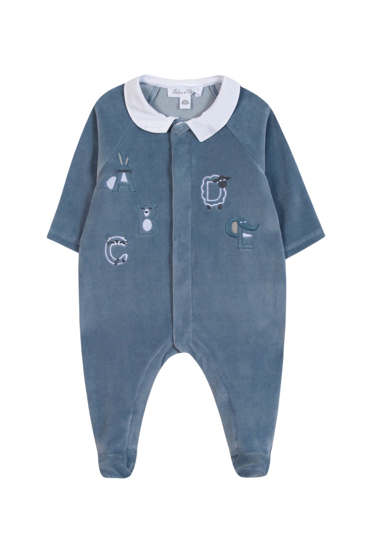 Pyjama - Bleu orage abécédaire
