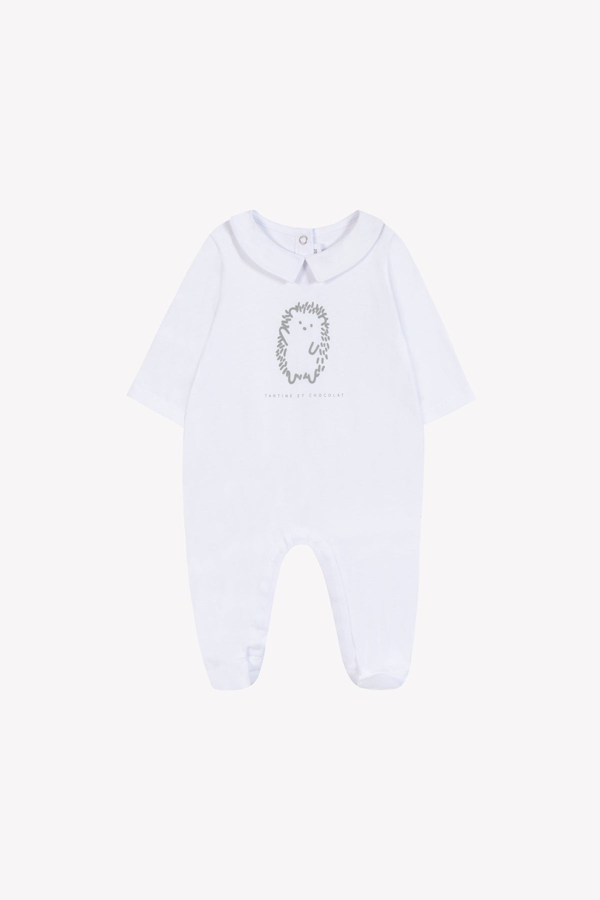 Pyjama nuit en coton - Blanc