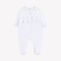 Pyjama - Blanc col volanté