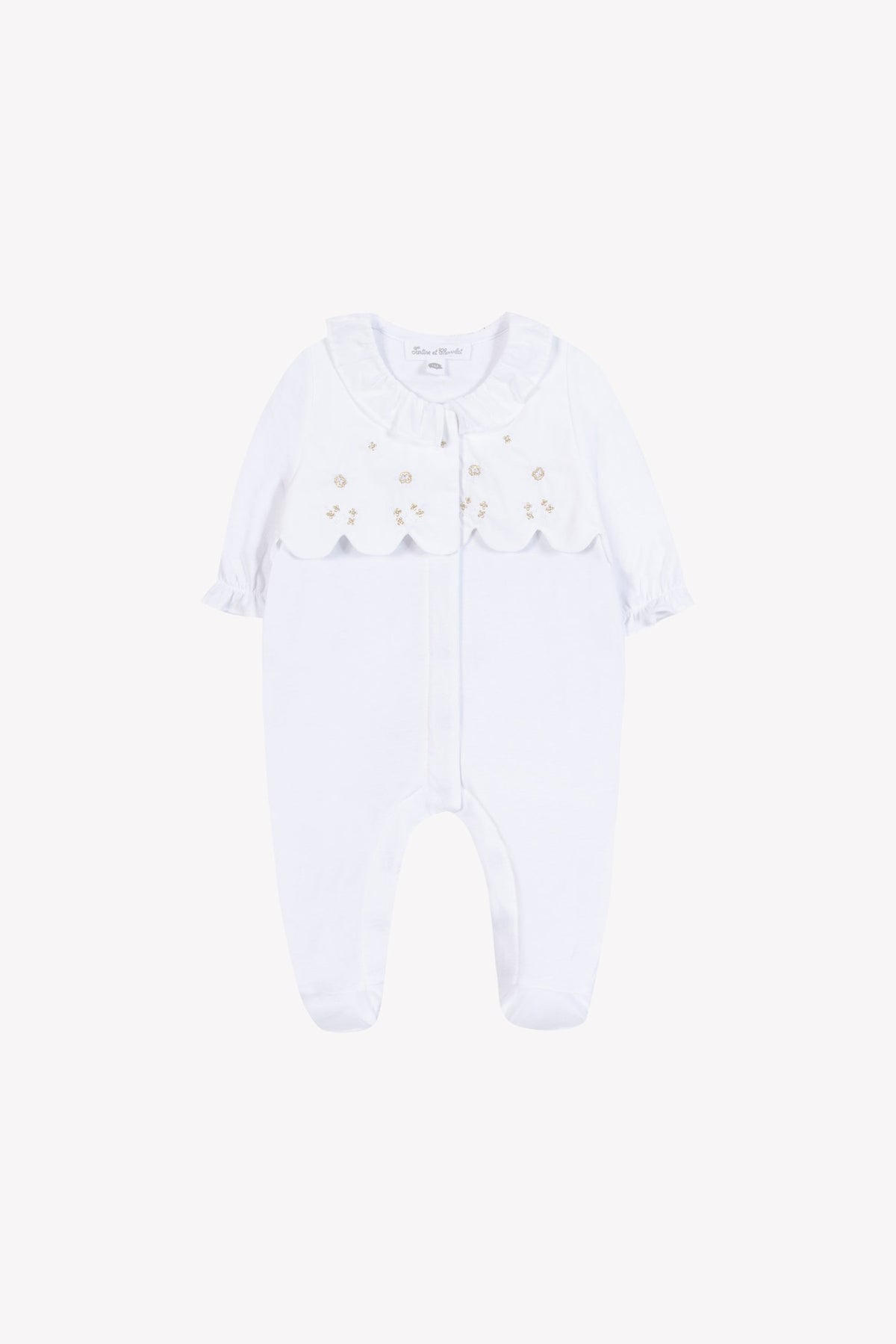 Pyjama nuit en coton - Blanc