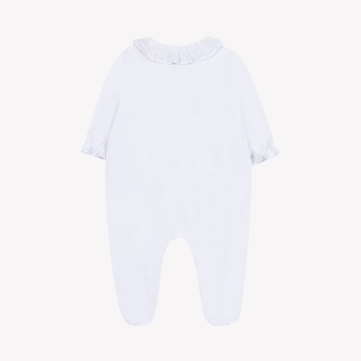 Pyjama - Blanc col volanté