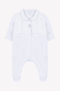 Pyjama - Gris clair col pointu