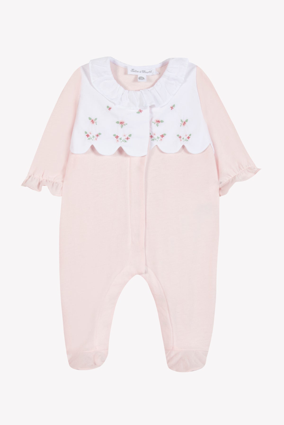 Rose Pâle / Pyjama - Rose Pâle Volanté