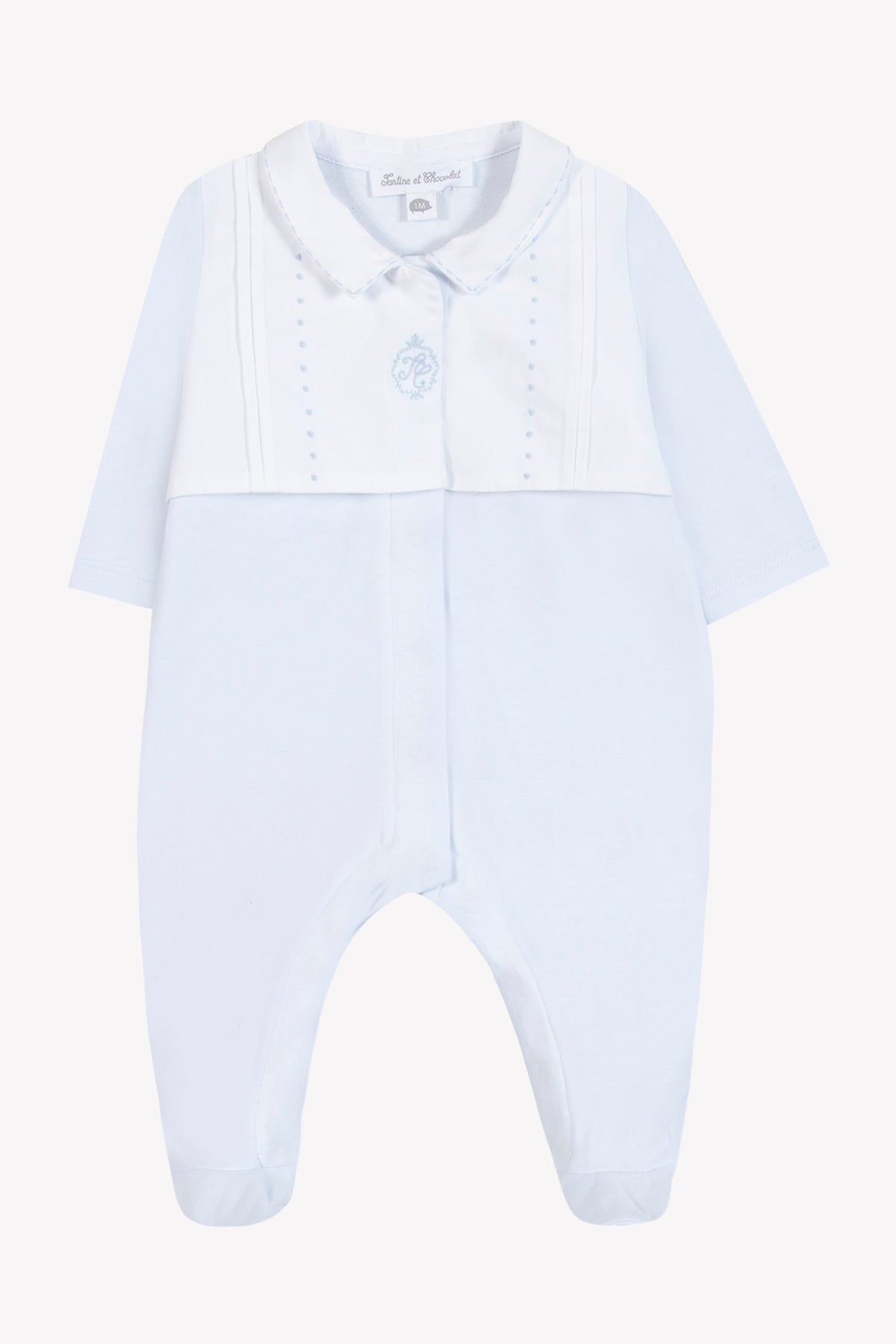 Bleu Ciel / Pyjama - Bleu Ciel Col Pointu