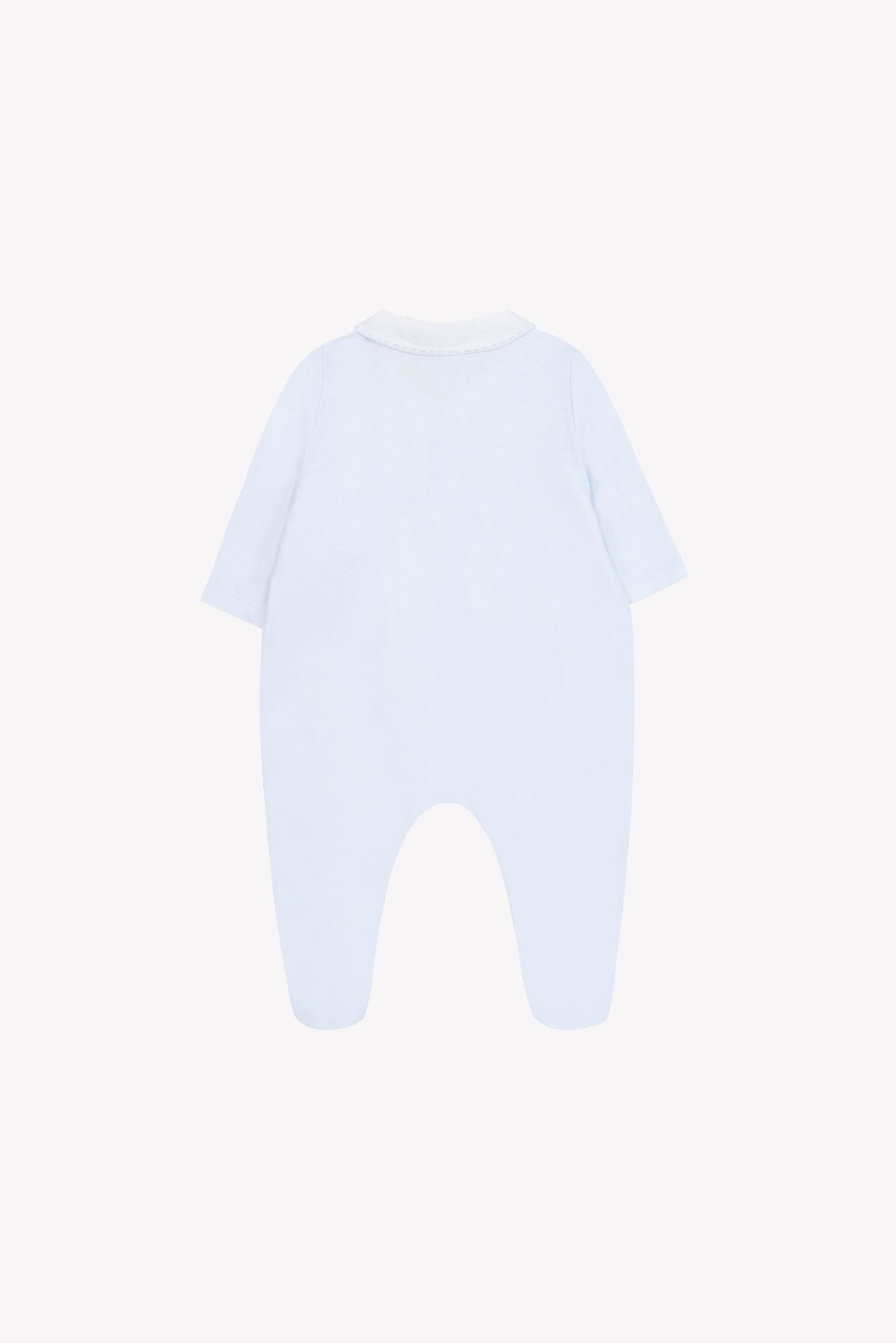 Pyjama nuit en coton - Bleu céleste