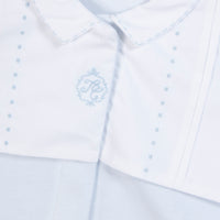 Pyjama - Bleu ciel col pointu