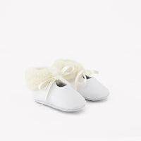 Nacre / Chaussons - Ecru Cuir