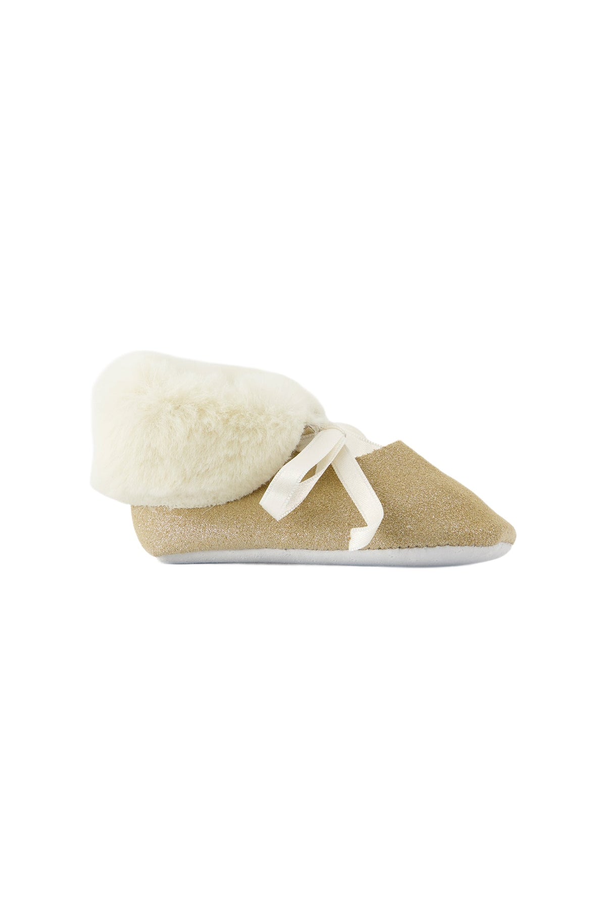 Chaussons - Or cuir