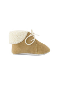 Chaussons douceur alpine en coton - Sable