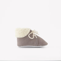 Gris Moyen / Chaussons - Gris Nubuck