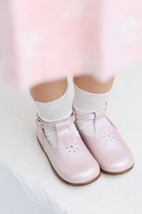 Babies - Rose pâle ajourés