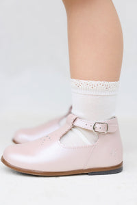 Babies à bride - Rose pâle