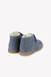 Bottes en laine - Bleu grisé