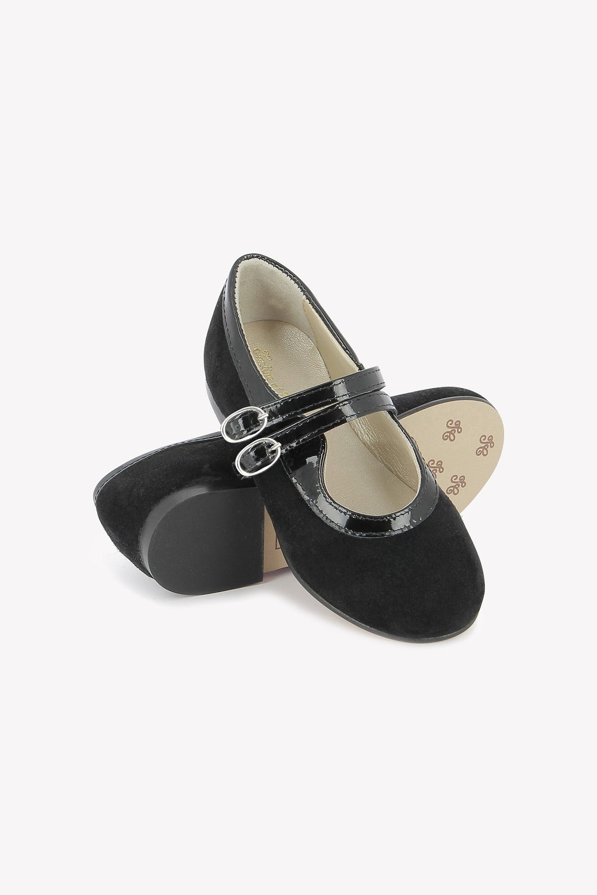 Ballerines en cuir - Noir