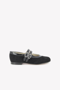 ZNO PICS // Ballerines - Noir double bride