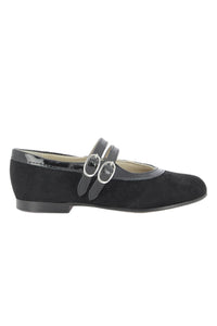 Ballerines - Noir double bride