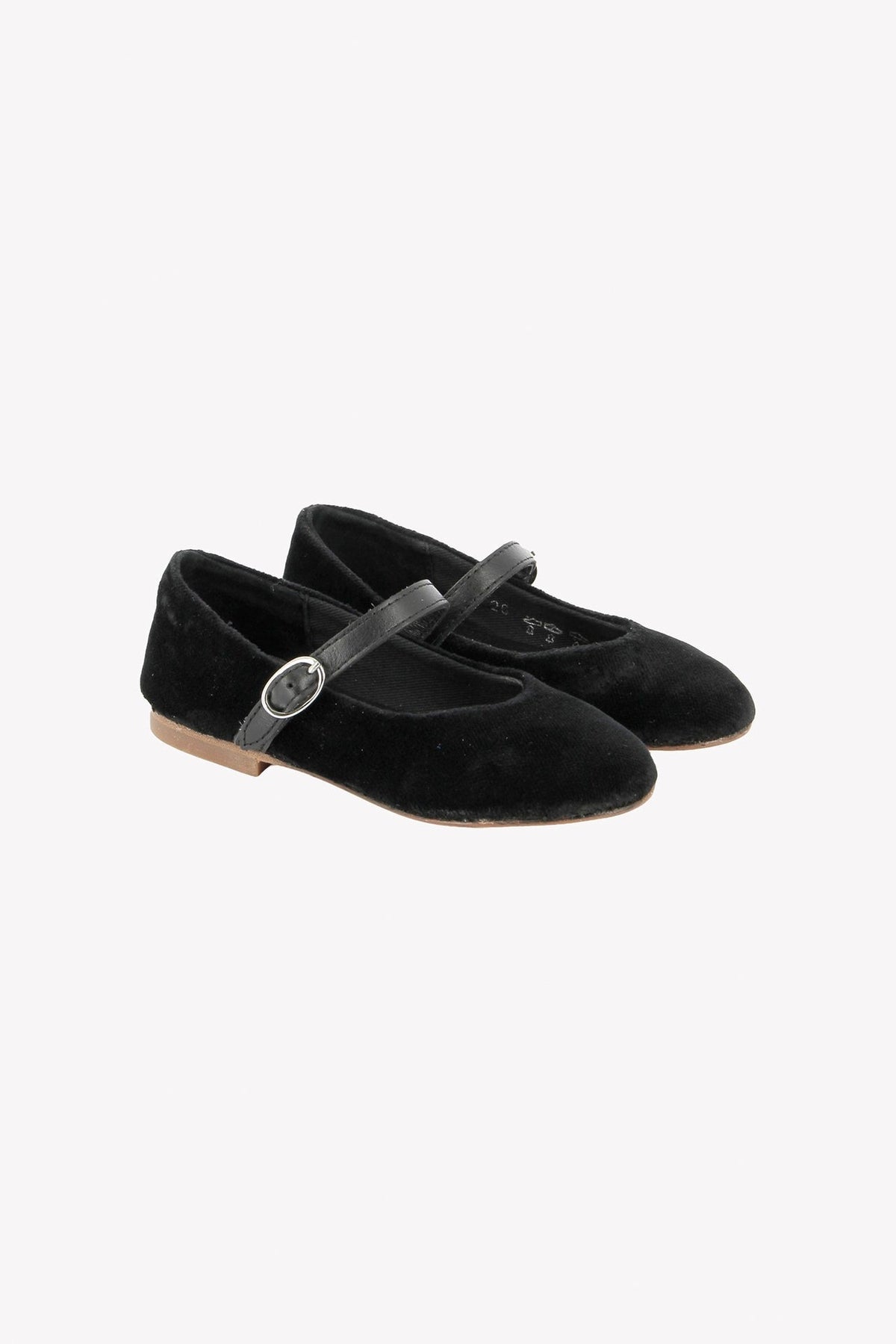 Ballerines en velours - Noir
