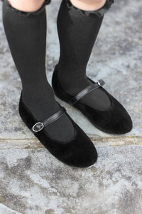ZNO PICS // Ballerines - Noir velours