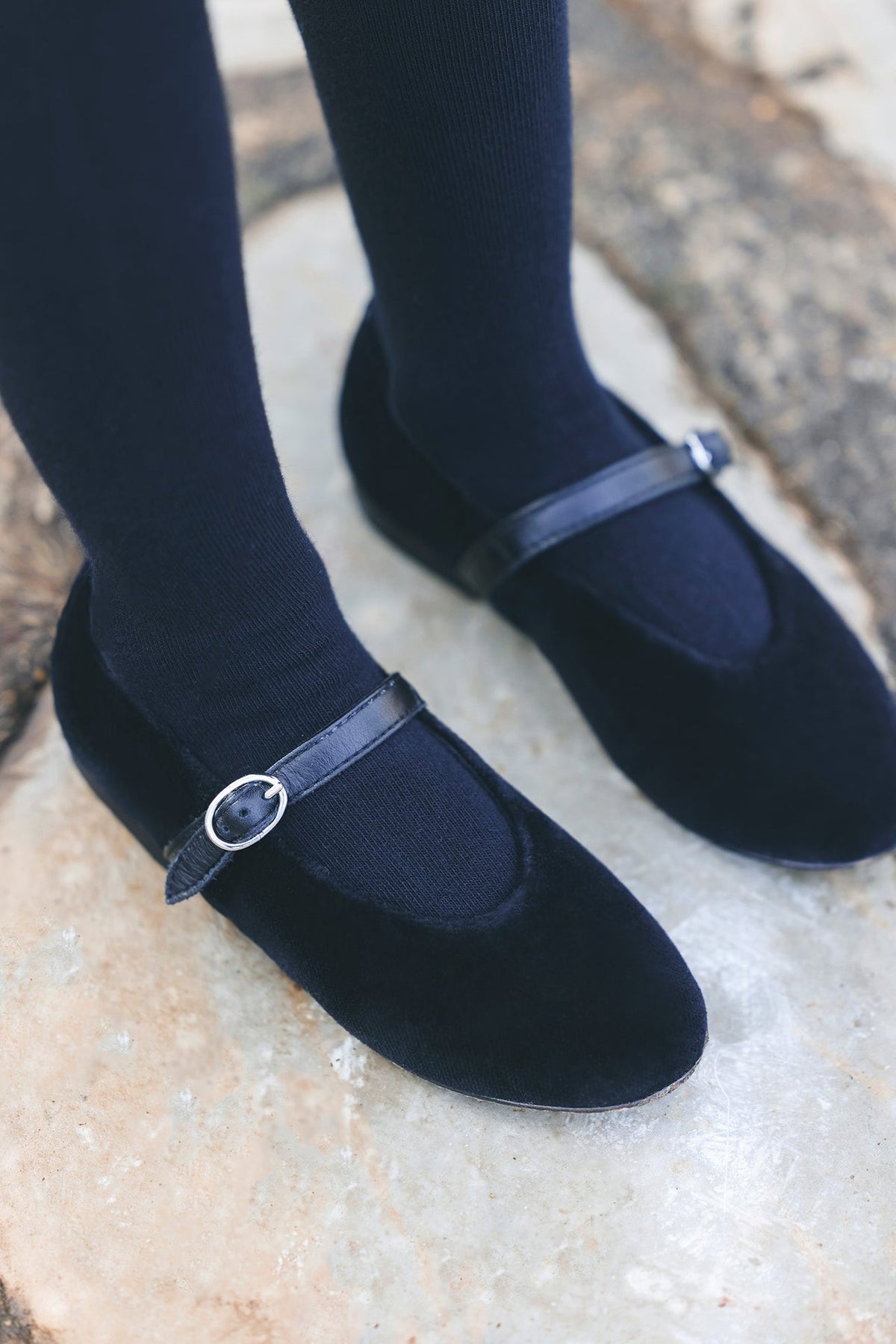 Ballerines intemporelles - Bleu marine