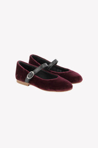 Ballerines - Aubergine velours