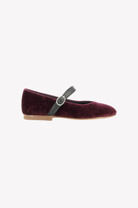 Ballerines - Aubergine velours