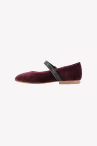 Ballerines - Aubergine velours