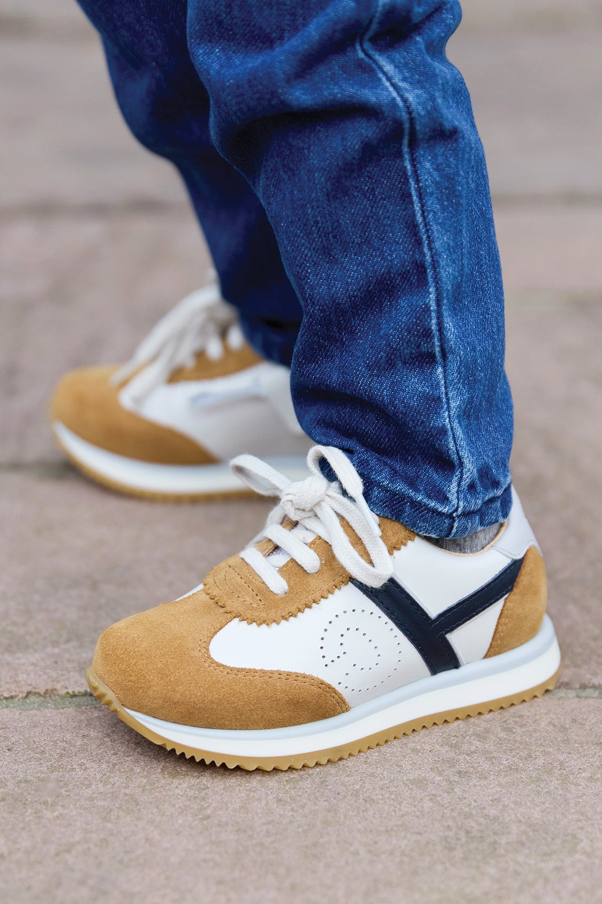 Baskets - Marron cuir