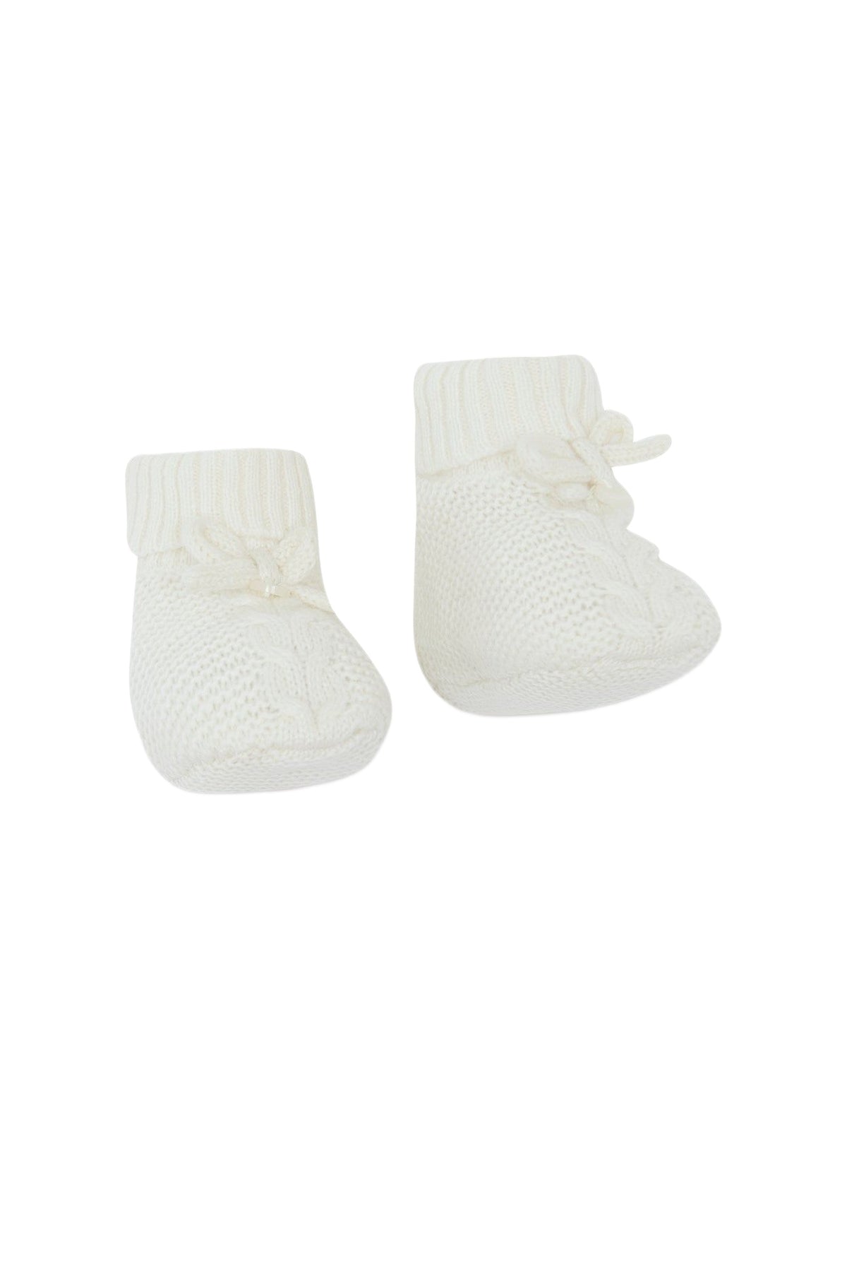 Chaussons - Ecru nœud