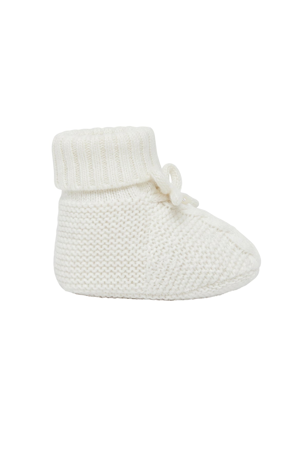 Chaussons en laine - Nacre