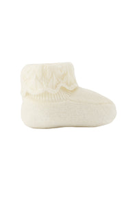 Chaussons - Ecru volants