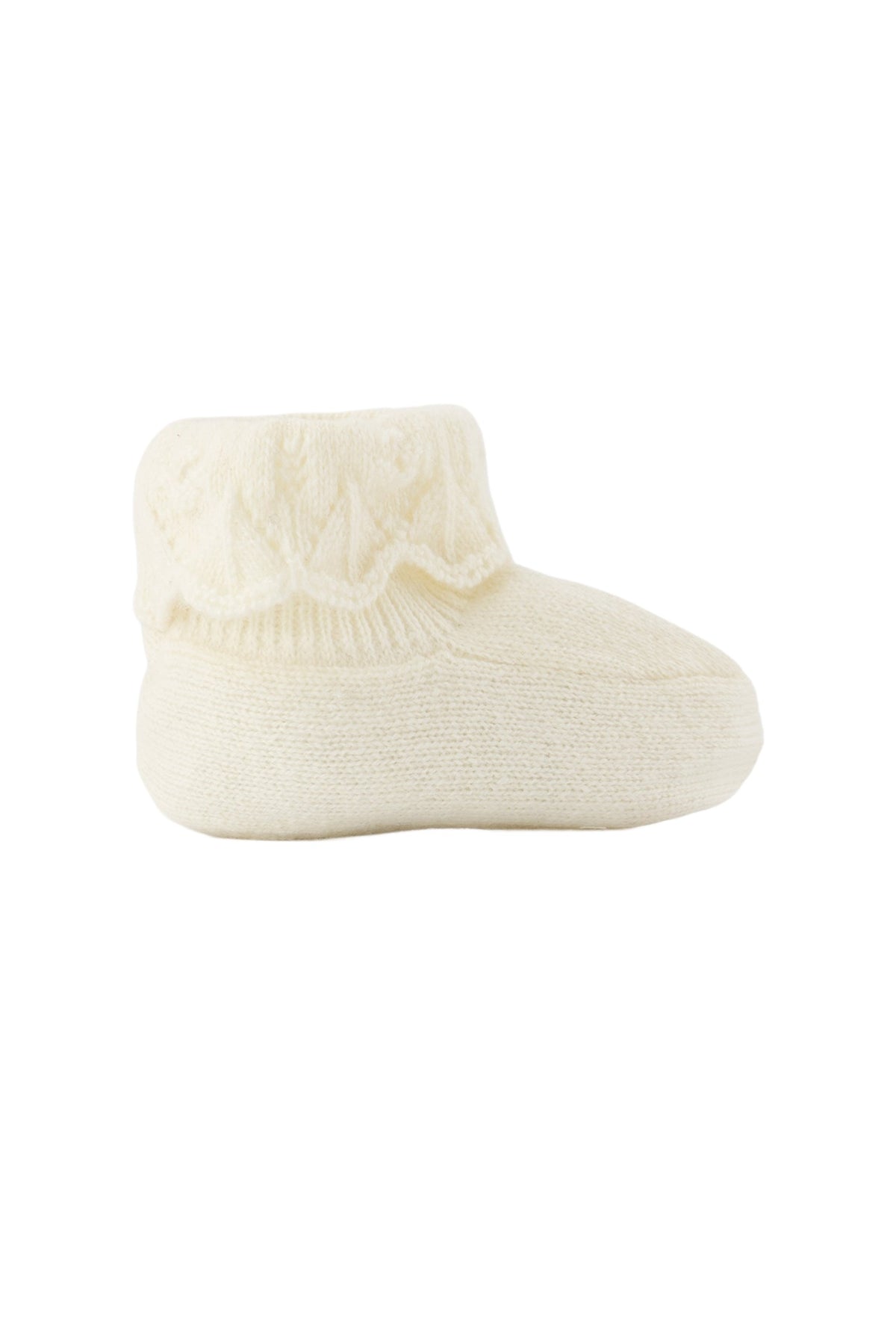 Chaussons - Ecru volants
