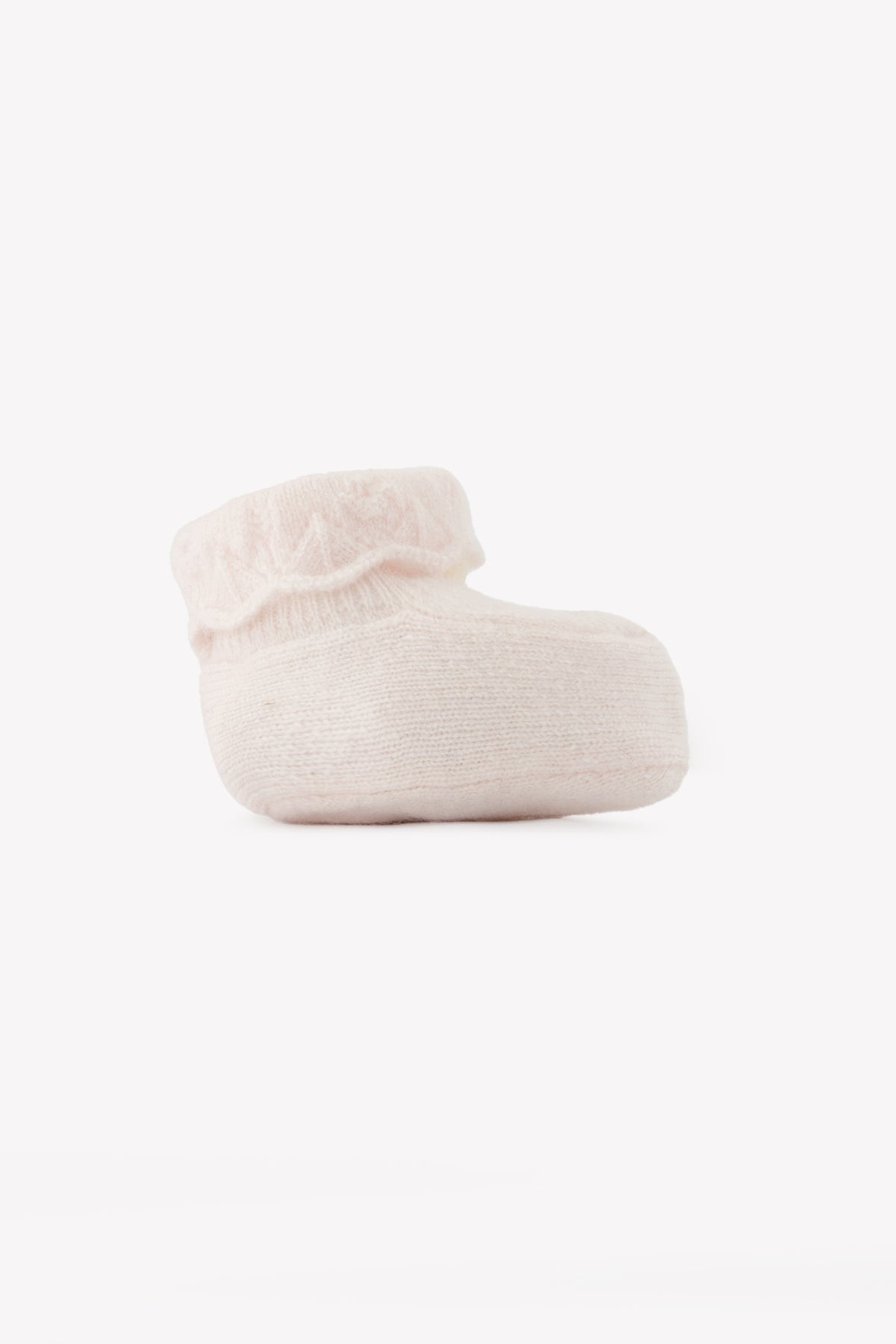 Chaussons - Rose pâle volants