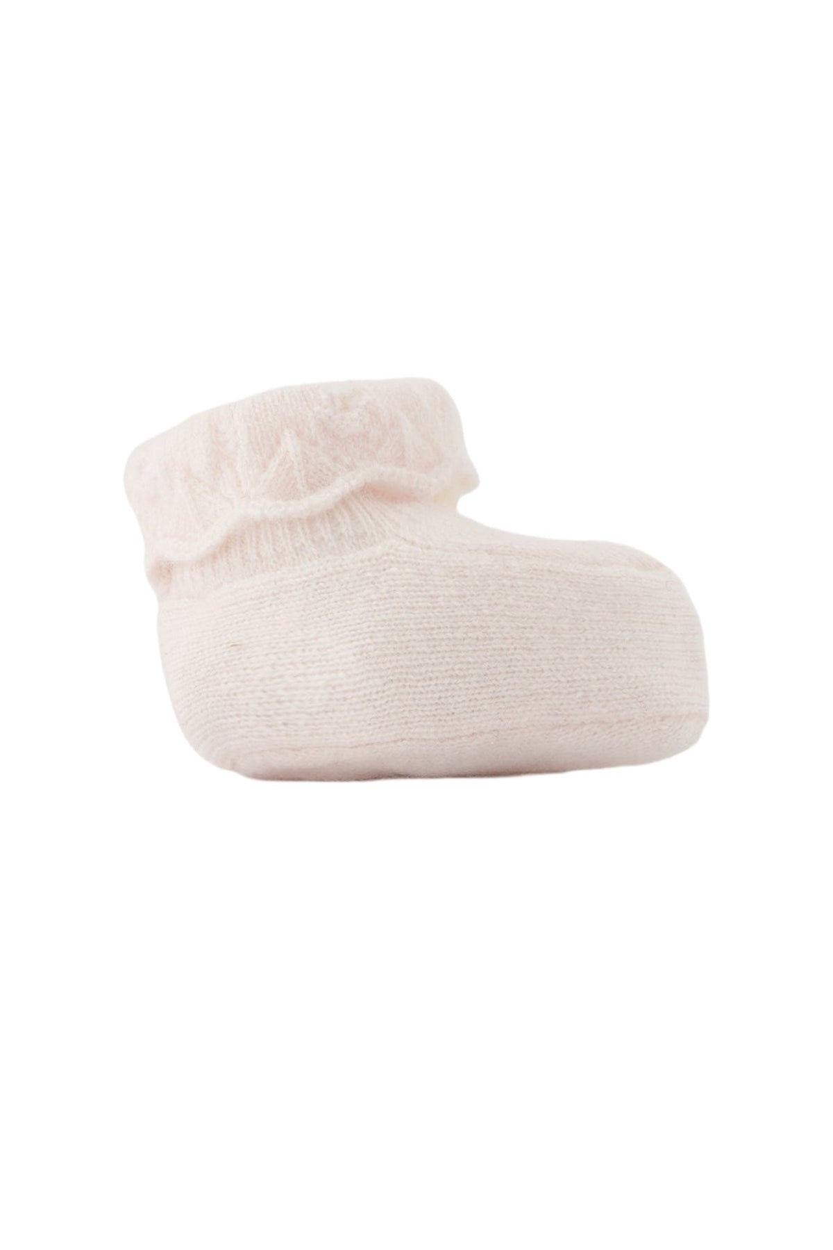 Chaussons - Rose pâle volants