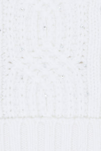 Nacre / Bonnet - Ecru Torsades