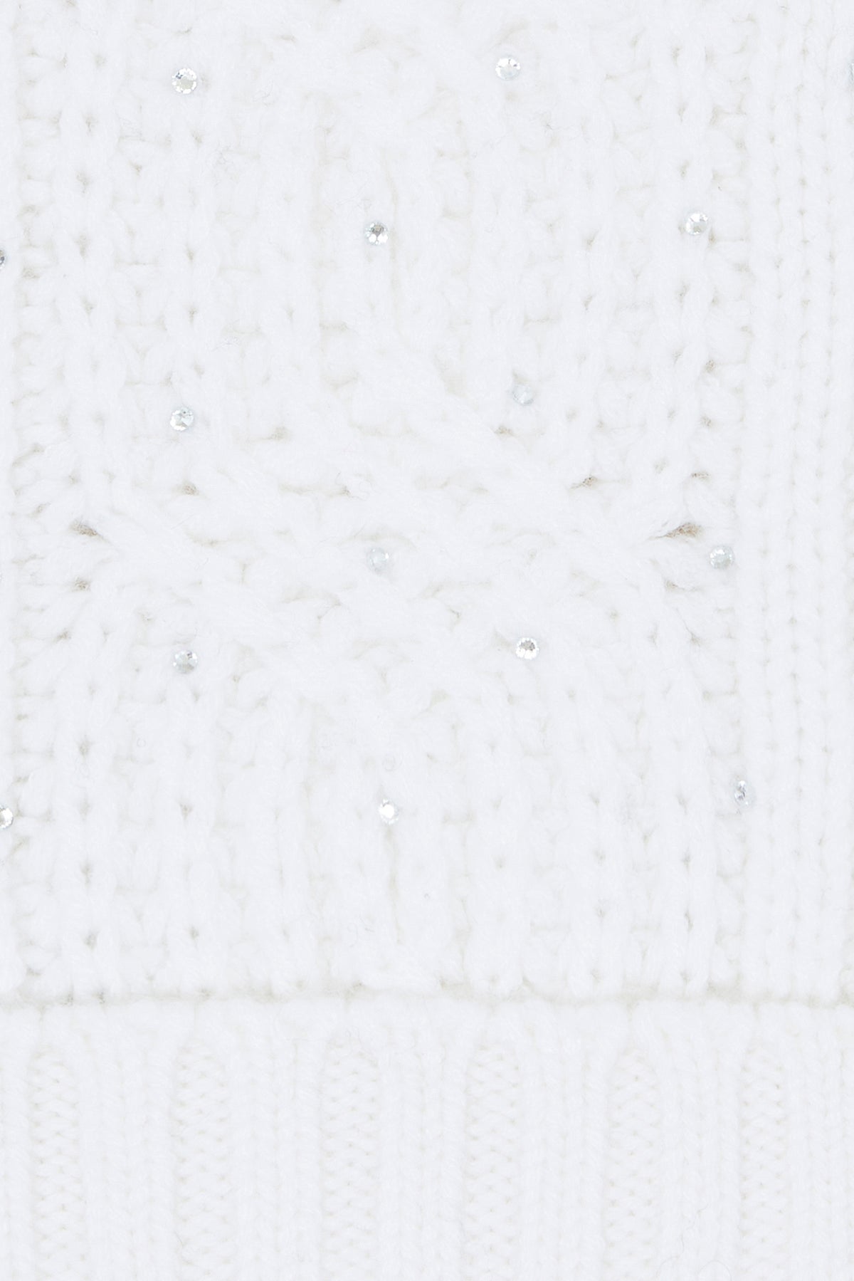 Nacre / Bonnet - Ecru Torsades
