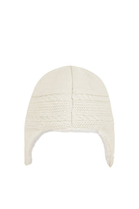 Bonnet - Ecru cache-oreilles