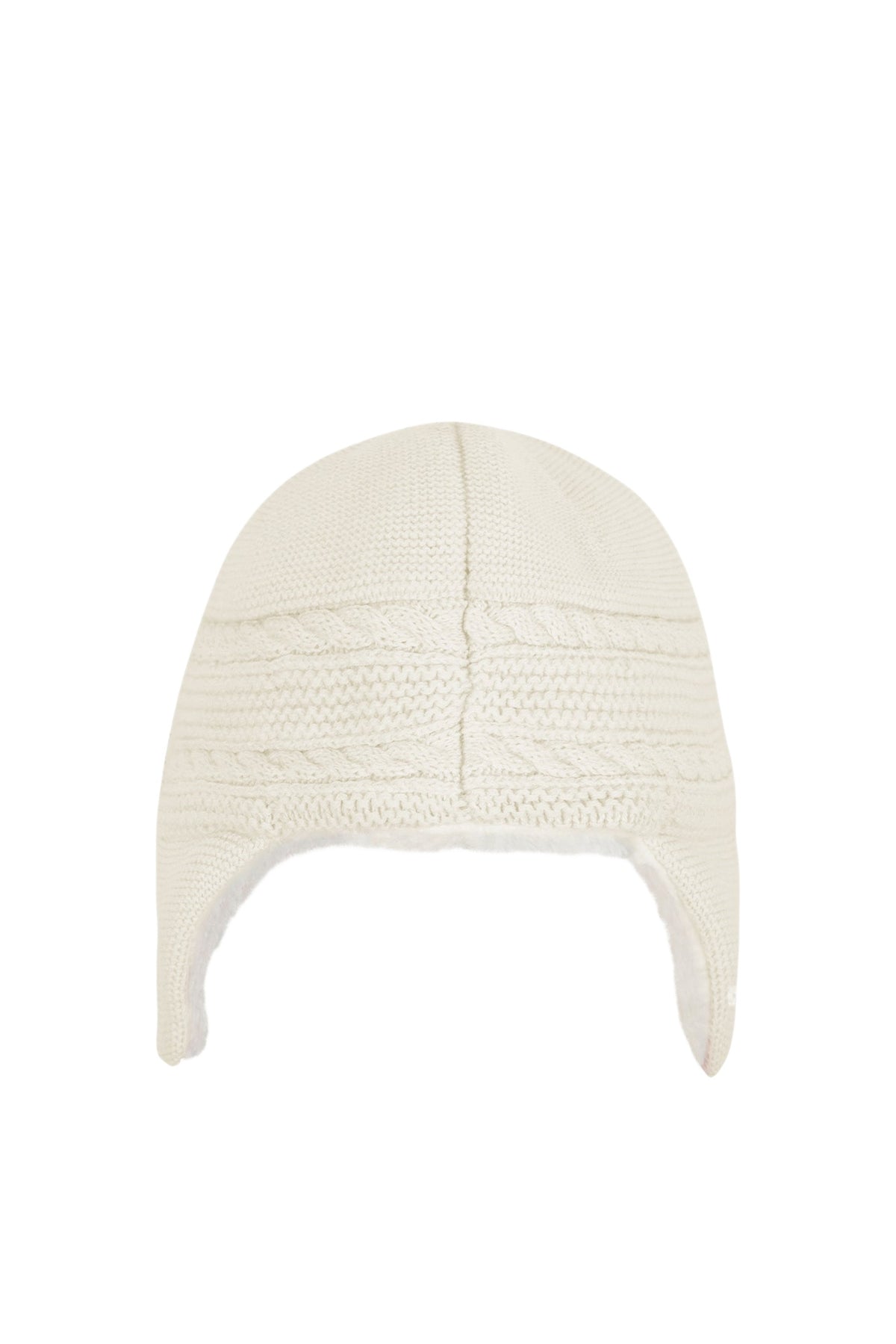 Bonnet - Ecru cache-oreilles