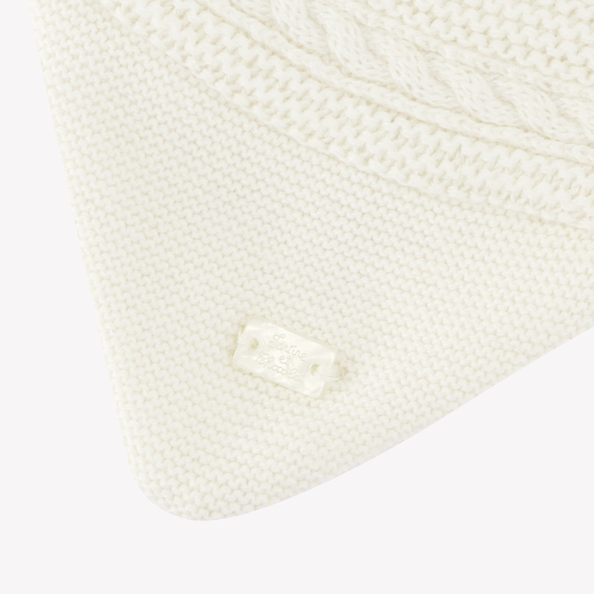 Nacre / Combinaison Longue - Ecru Broderie Mouton