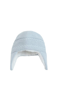 Bonnet - Bleu chiné cache-oreilles