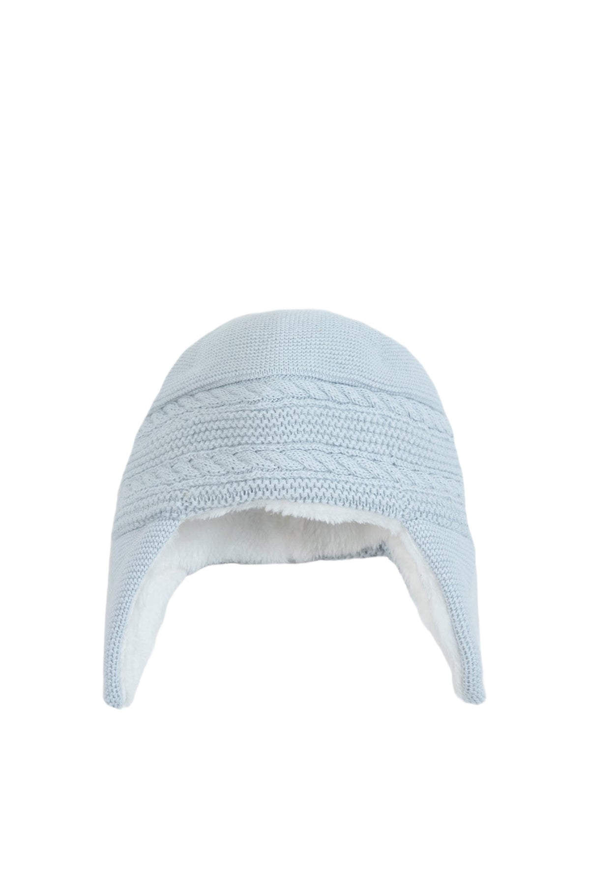 Bonnet - Bleu chiné cache-oreilles