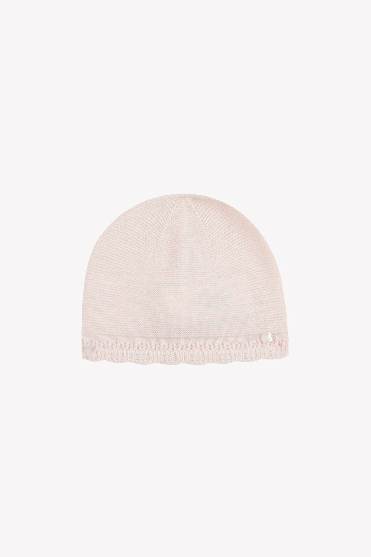 Rose Pâle / Bonnet - Rose Pâle En Laine