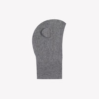 Gris Chiné Moyen / Cagoule - Gris 100% Cachemire