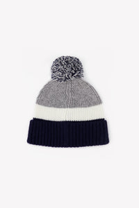 Bonnet game on en laine - Bleu marine