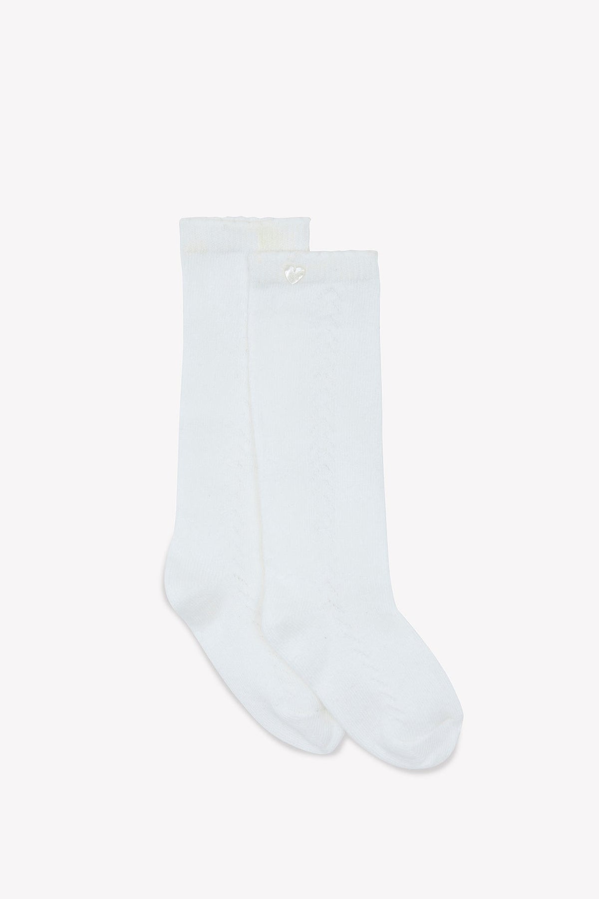 Chaussettes hautes - Ecru