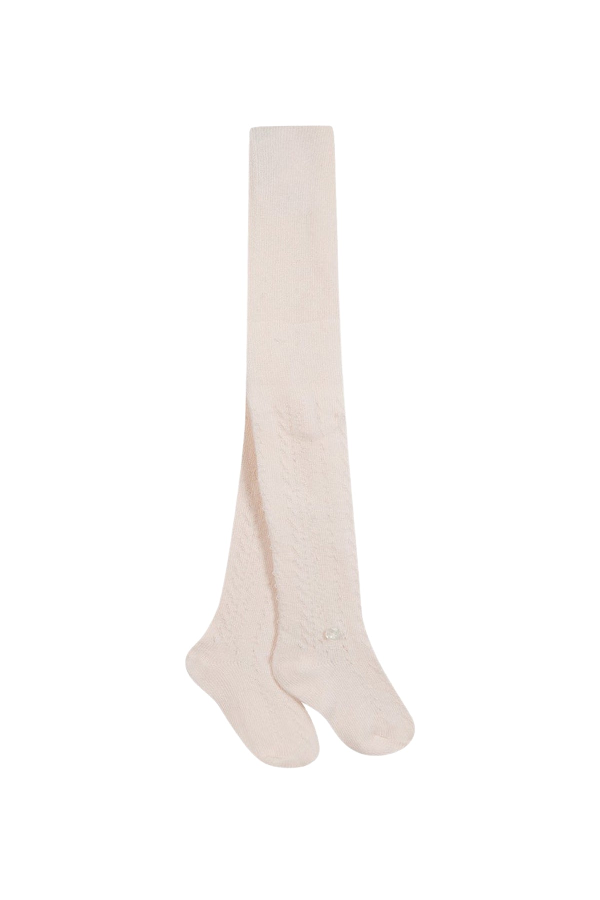 Collant petits tresors en coton - Rose pâle